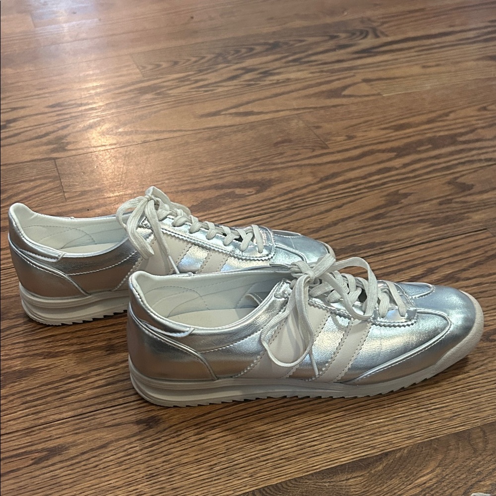 Madden Girl Silver Women's Sneakers